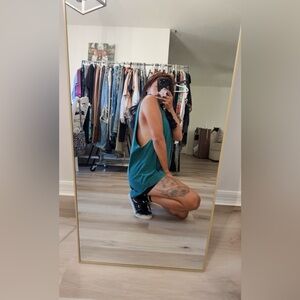 YOUNG LA YLA MINERAL WASH TUNIC TOP